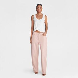 KBB by Kahlana -  Women's Mid-Rise Barrel Leg 'The Ka Pink